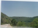 PHOTO of MOORE HILL from TRUMAN, PA. LODGE IS PERCHED ATOP HILL in Background