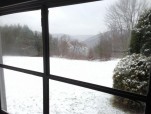 Winter Vally View from Front Sun Porch